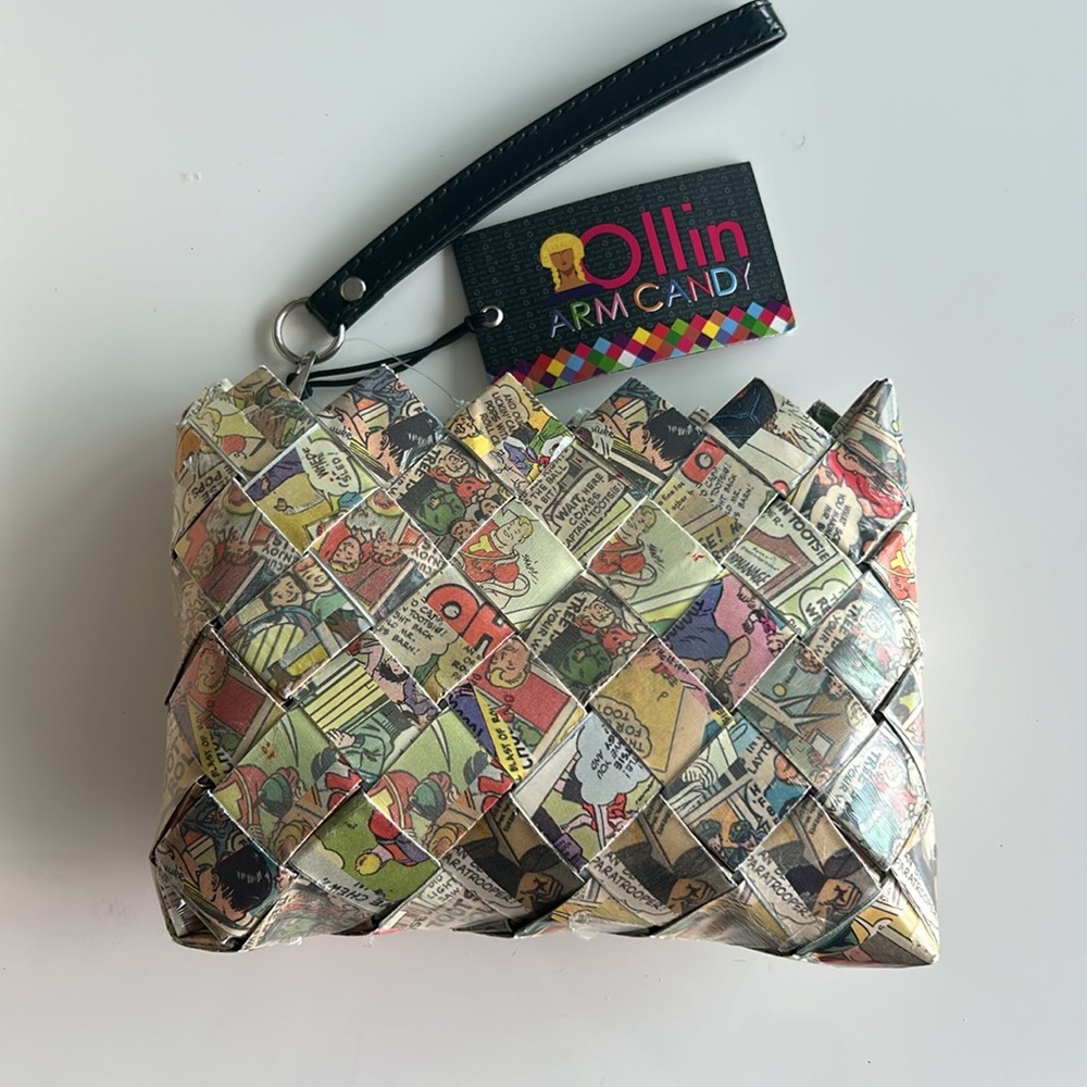 Nahui Ollin Recycled Handbag 7” x 5”